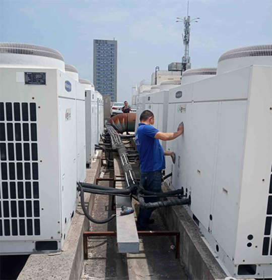 福州市中央空调制热和不制冷系统维修方法